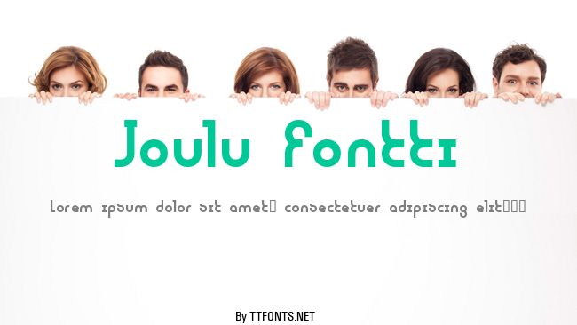 Joulu Fontti example